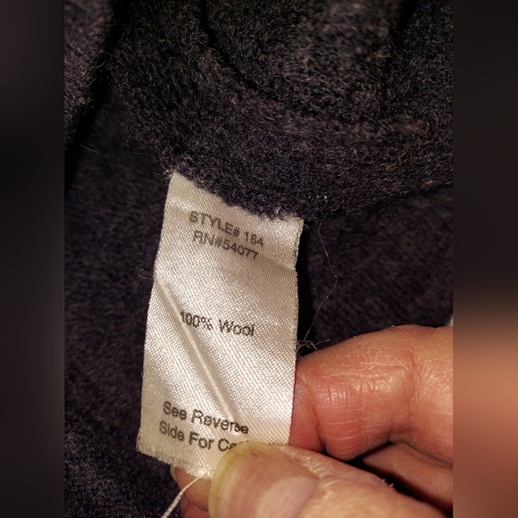 CAbi Black Wool Double Breasted Jacket - Picture 4 of 8